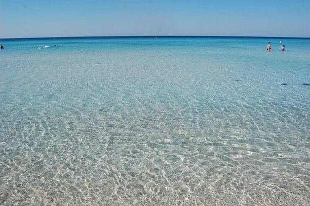 mare cristallino delle Maldive del Salento vicino Salve (Lecce)