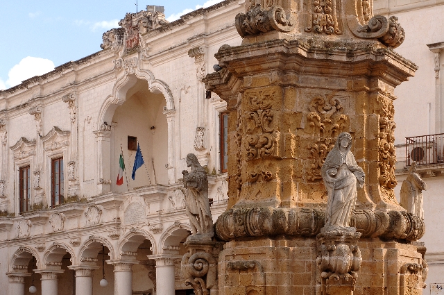 Particolare Municipio Nardò Lecce