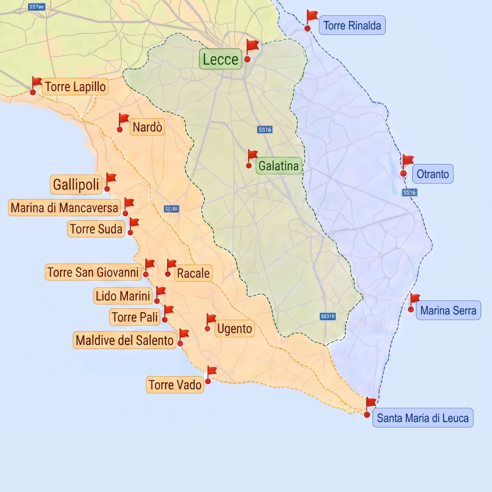 La mappa delle destinazioni più richieste