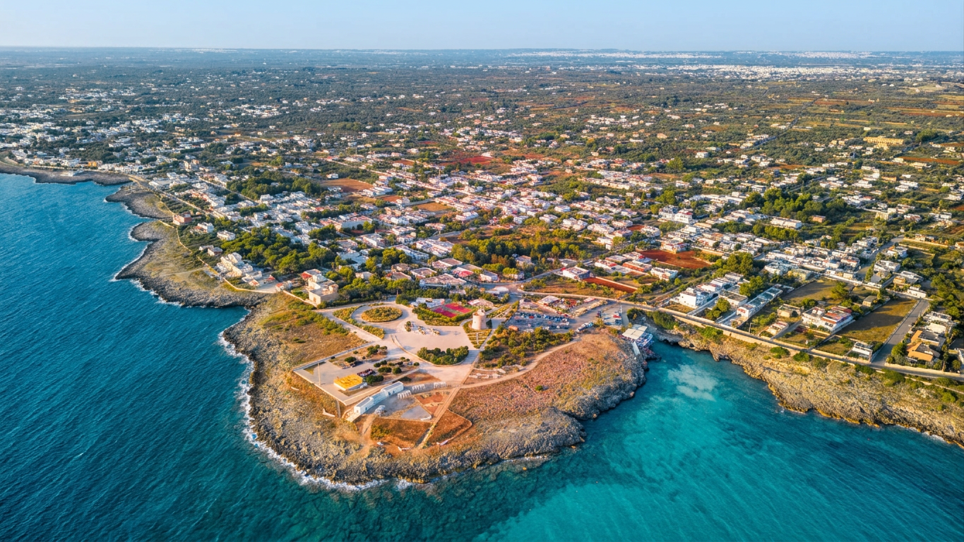 Torre Suda - Torre Suda: veduta aerea